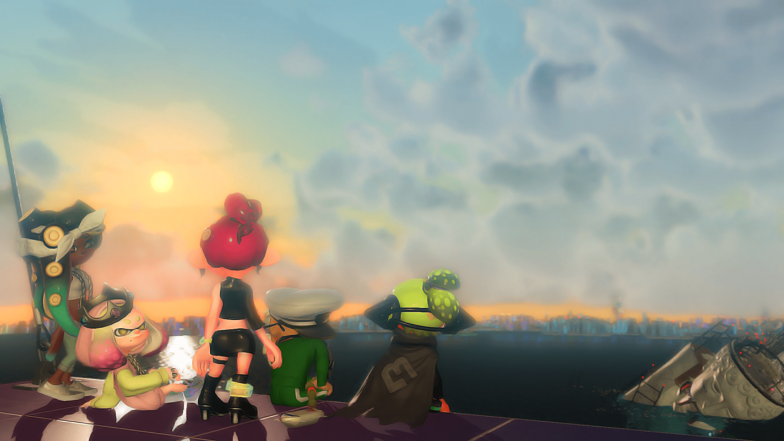2560x1440 Splatoon 2 Octo Background!! (SPOILERS FOR OCTO EXPANSION)