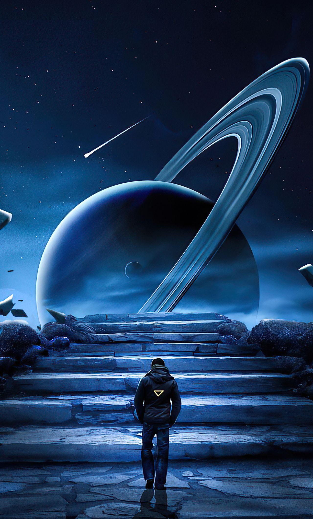 1280x2120 Mission On Saturn 4k iPhone HD 4k Wallpaper, Image, Background, Photo and Picture