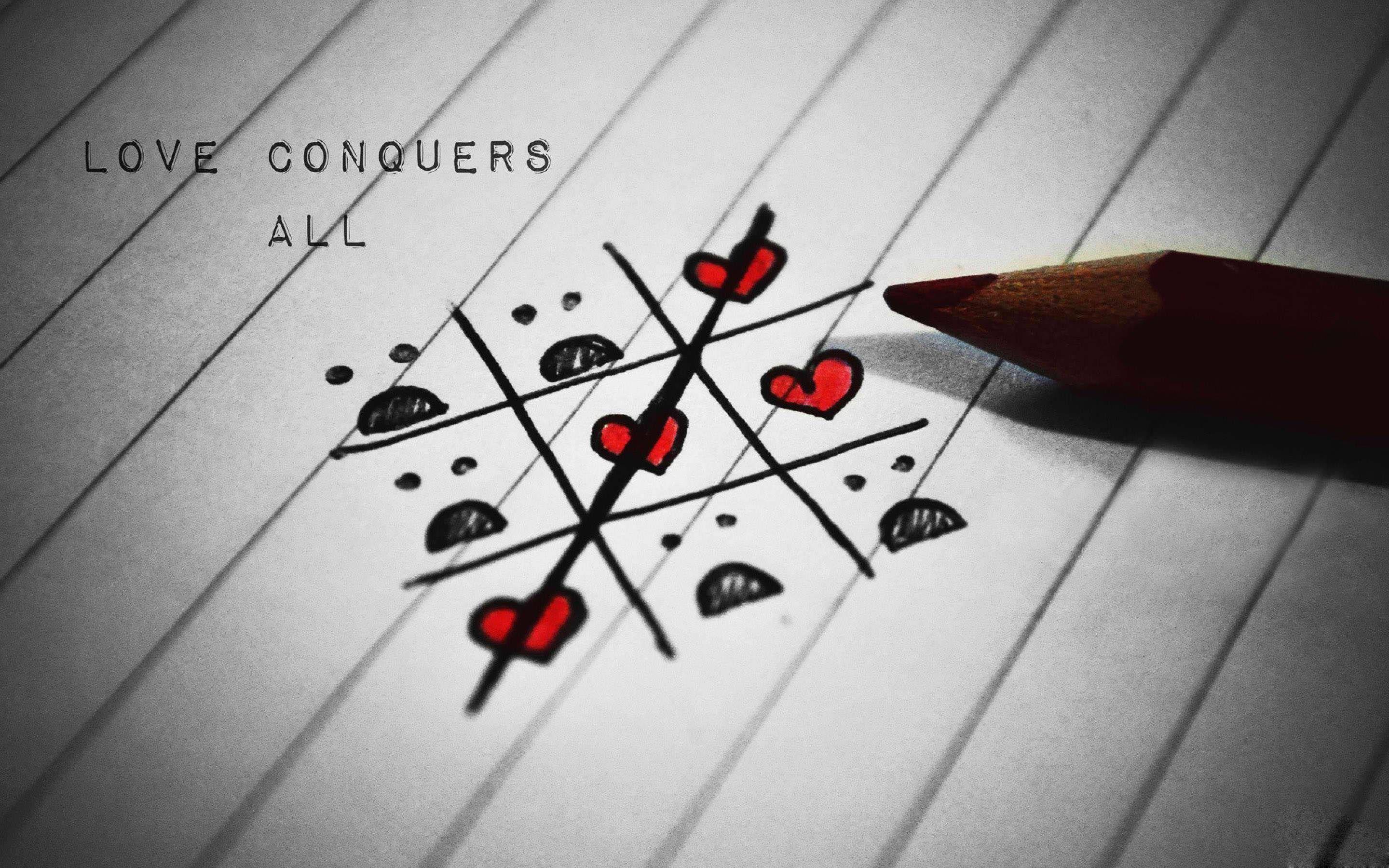 2880x1800 Love Conquers All Quote HD Wallpaper Love HD Wallpaper & Background Download