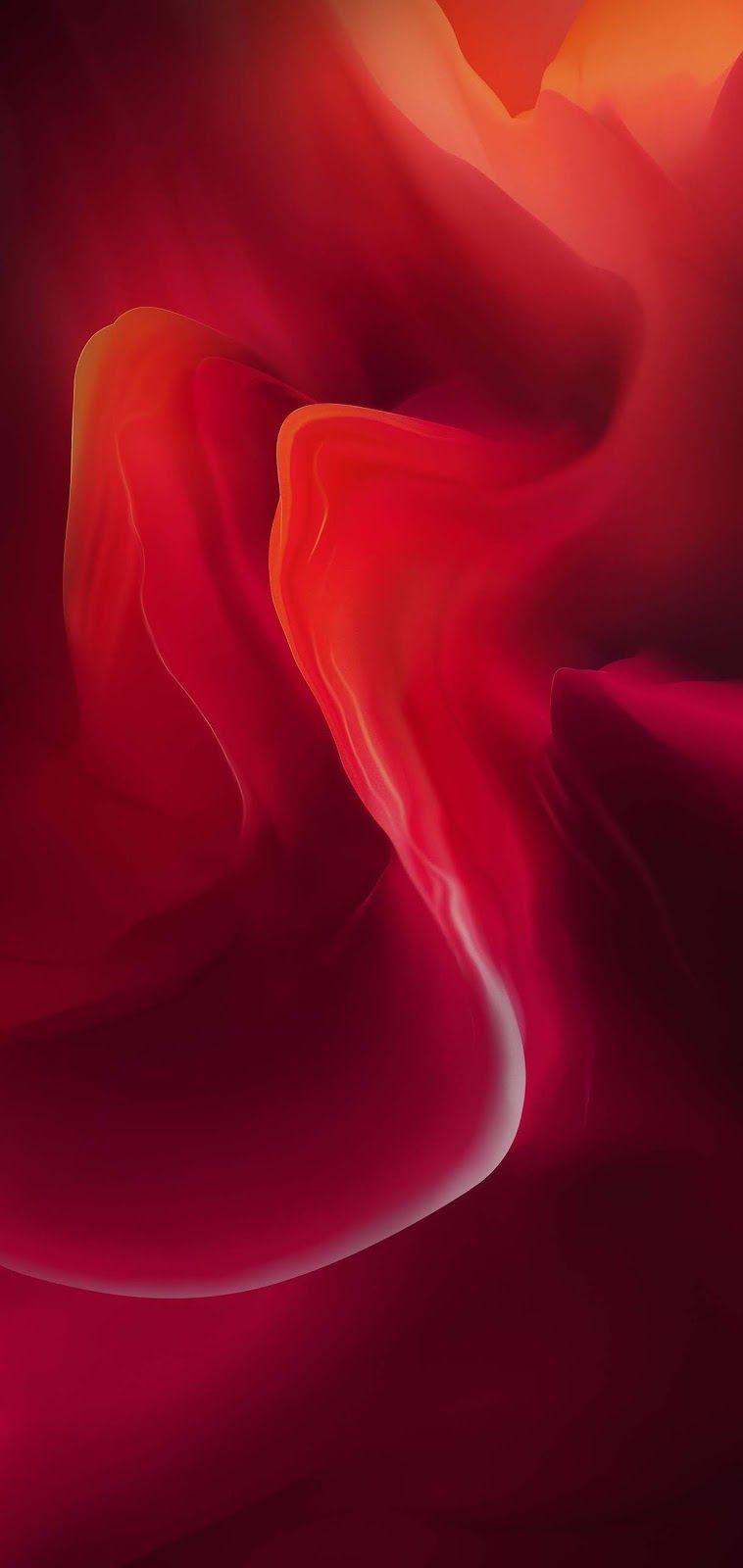 758x1600 4k Black And Red Wallpaper