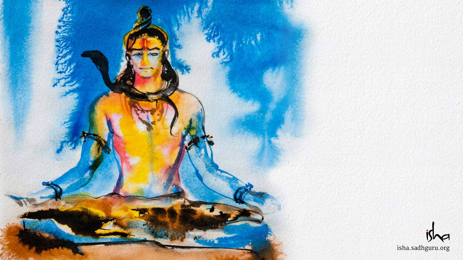 1920x1080 Shiva Isha Paintings