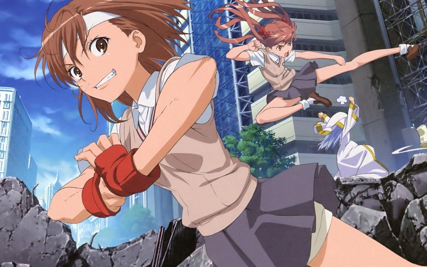 1440x900 Kuroko Shirai, Mikoto Misaka, Toaru Kagaku no Railgun, Toaru Majutsu no Index HD Wallpaper & Background • 30405 • Wallur