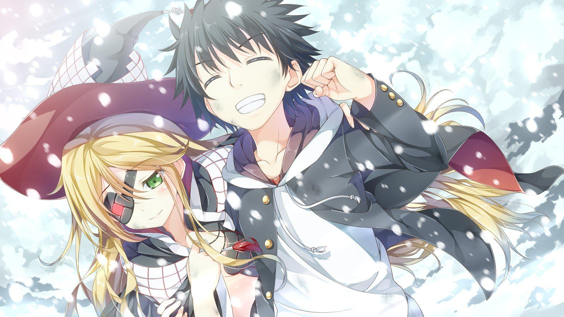 1929x1085 Eyepatch hat kamijou touma othinus snow to aru majutsu no index witch hat yuuri (asterisk) wallpaperx1085