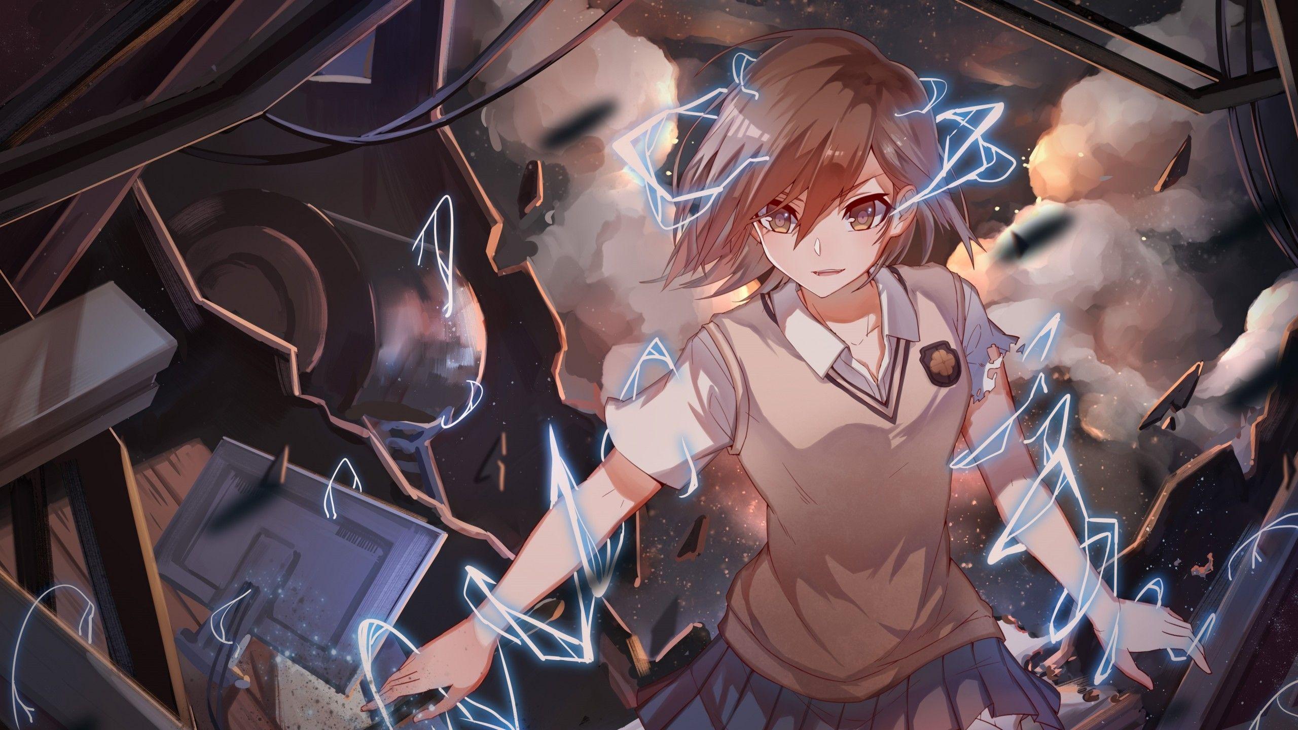 2560x1440 Misaka Mikoto, To Aru Majutsu No Index, Magic, School Misaka Wallpaper & Background Download