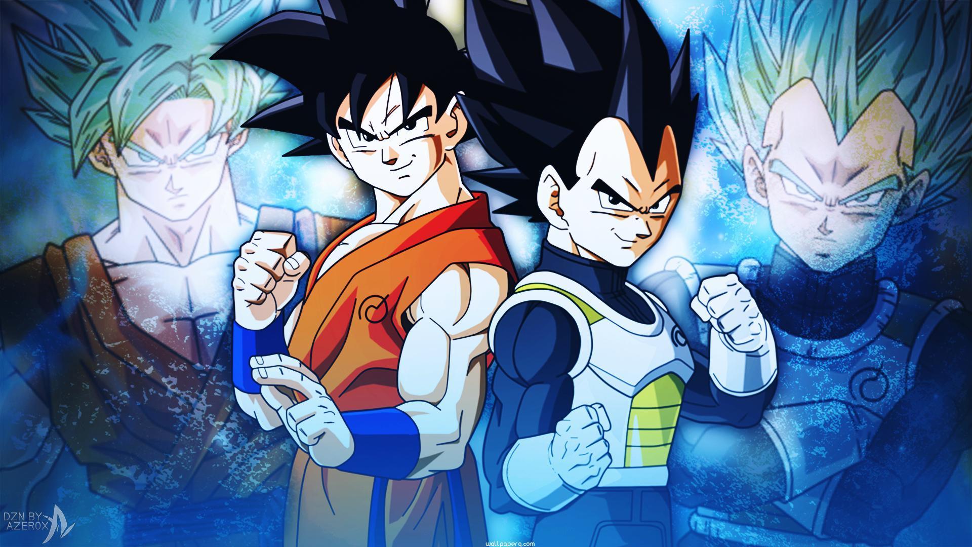 Goku and Vegeta Blue Wallpapers - Top Free Goku and Vegeta Blue ...