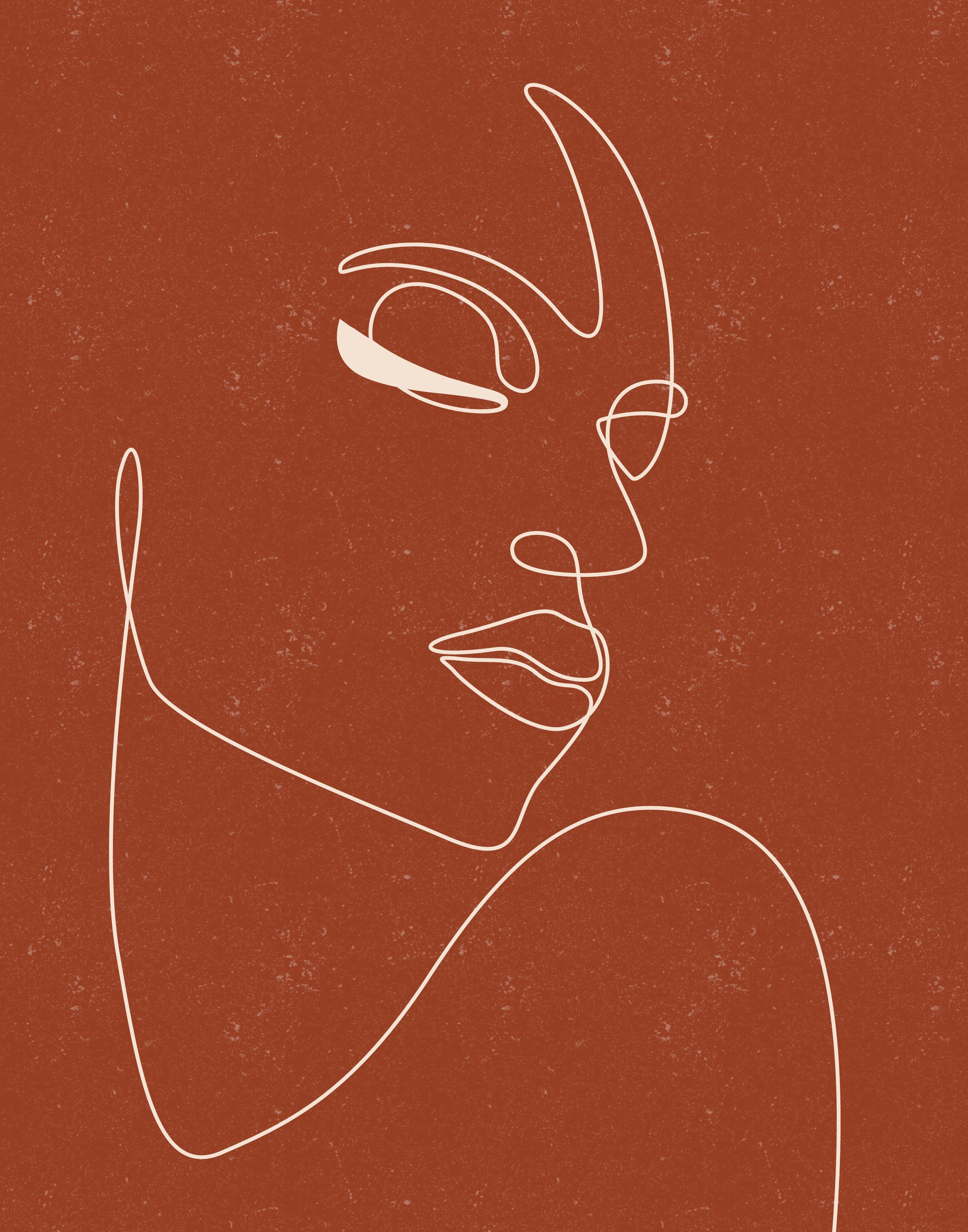 3300x4200 Female Figure Art Print Minimalist Abstract Line Art Woman. Etsy. Abstract line art, Art prints, Line art