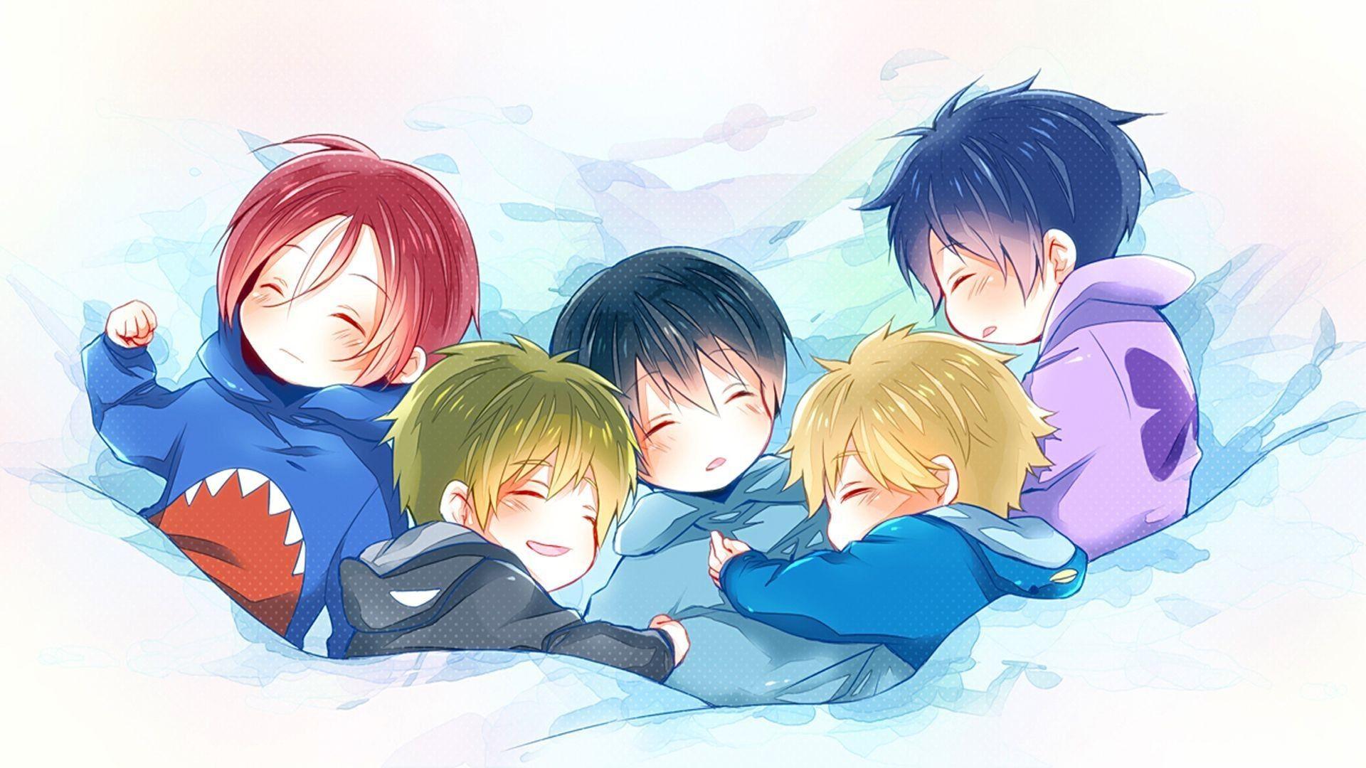 1920x1080 Anime Bts Chibi Wallpaper