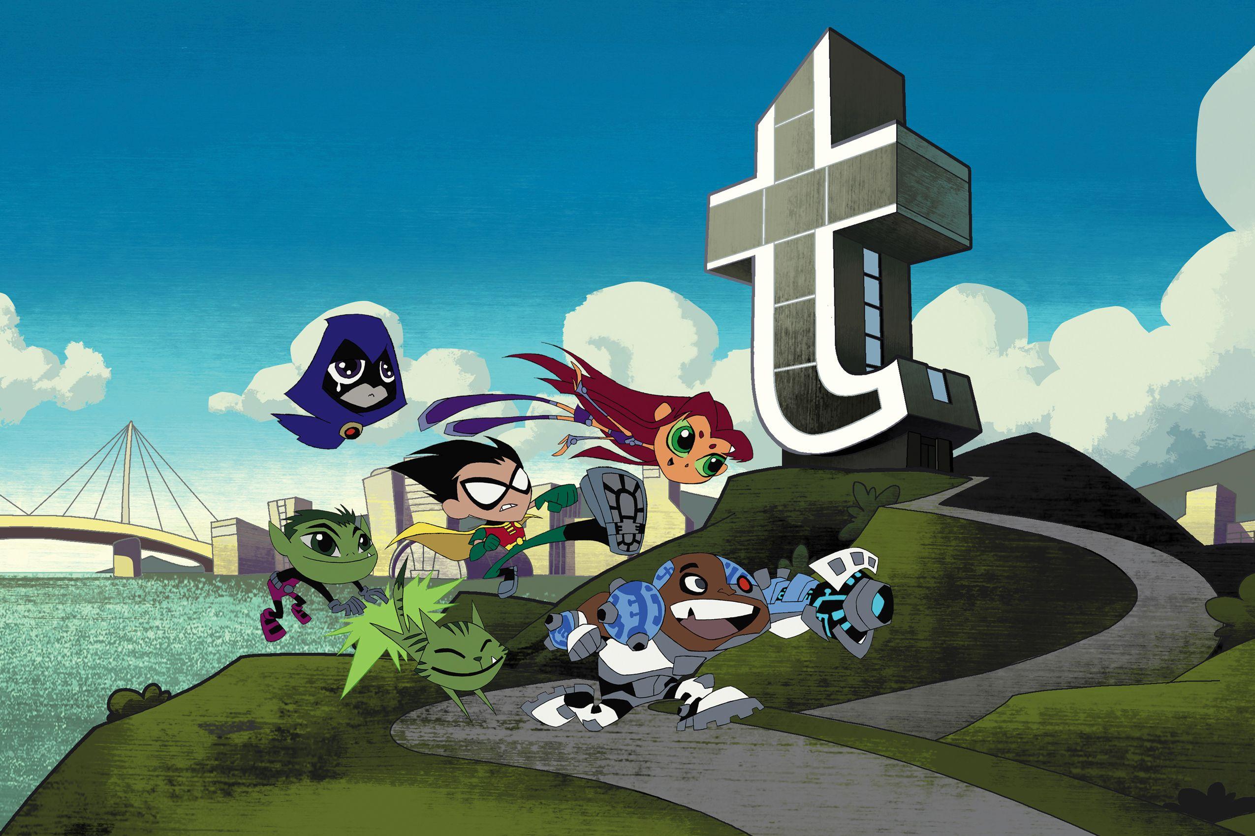 2550x1700 Teen Titans Background