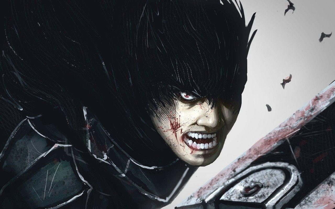 1280x800 Download 1280x800 Berserk, Guts, Big Sword, Cape, Armor, Warrior, Artwork Wallpaper for Motorola Xoom, MacBook Pro 13