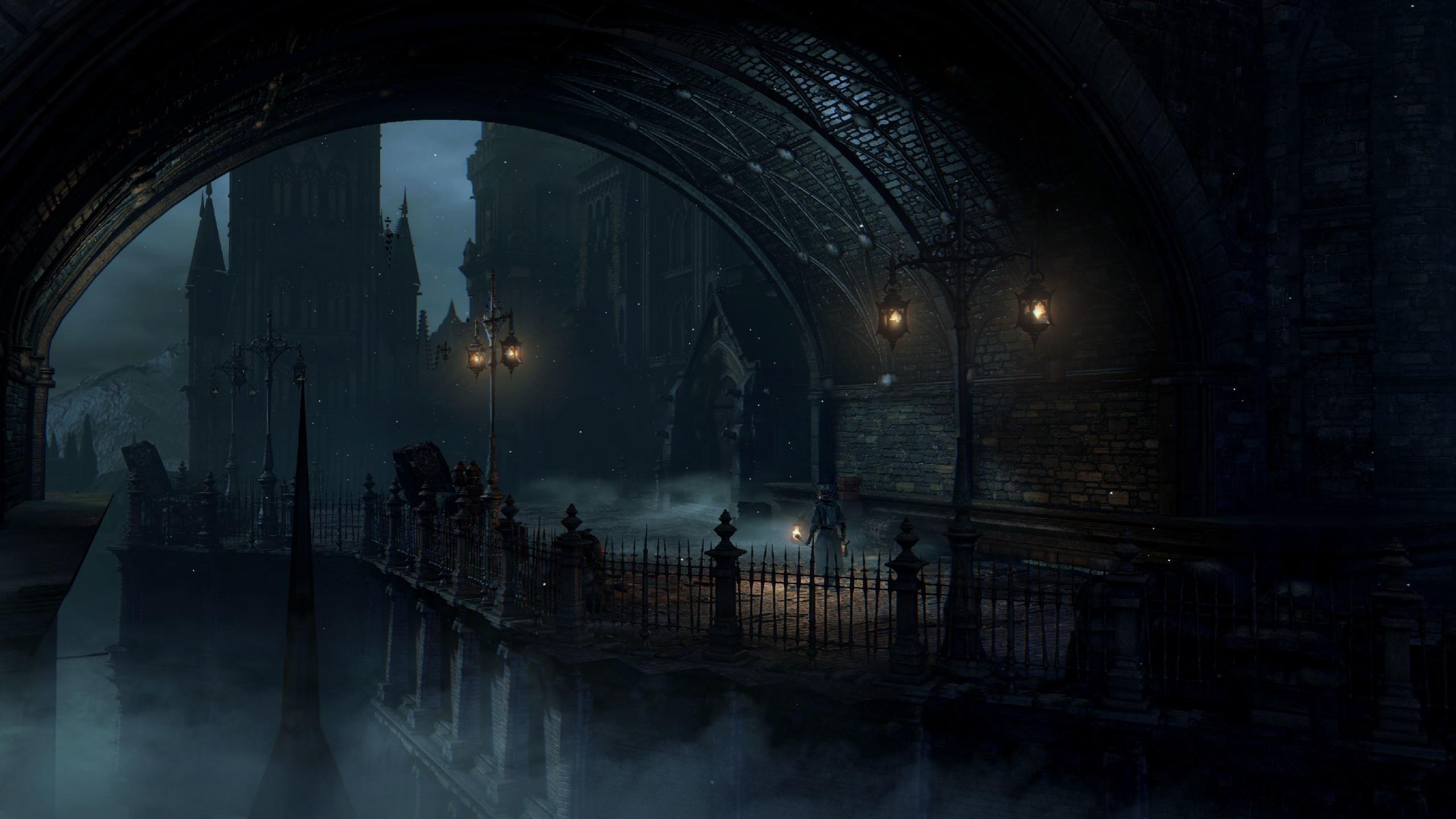 2560x1440 Yharnam Architecture Bloodborne 1440P Resolution Wallpaper, HD Games 4K Wallpaper, Image, Photo and Background