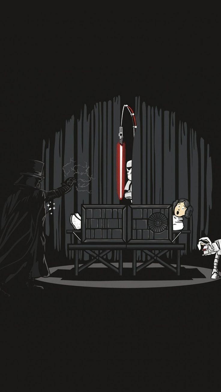 736x1306 Minimalist Star Wars iPhone HD Wallpaper