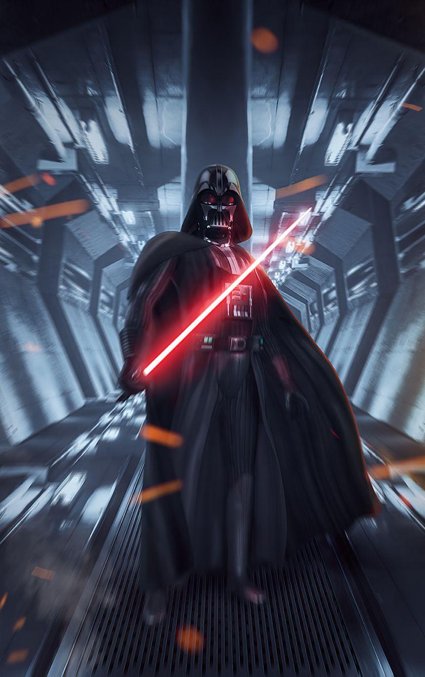 840x1336 Download 840x1336 wallpaper darth vader, star wars: dark forces, video game, art, iphone iphone 5s, iphone 5c, ipod touch, 840x1336 HD image, background, 25026