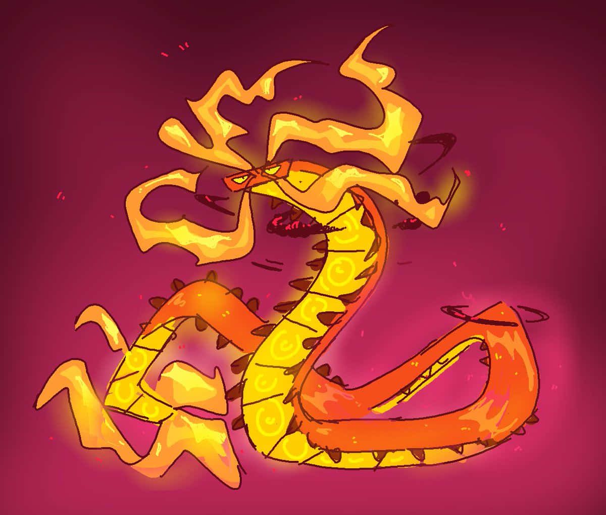 1200x1019 Download Gigantamax Centiskorch On Deep Magenta Backdrop Wallpaper