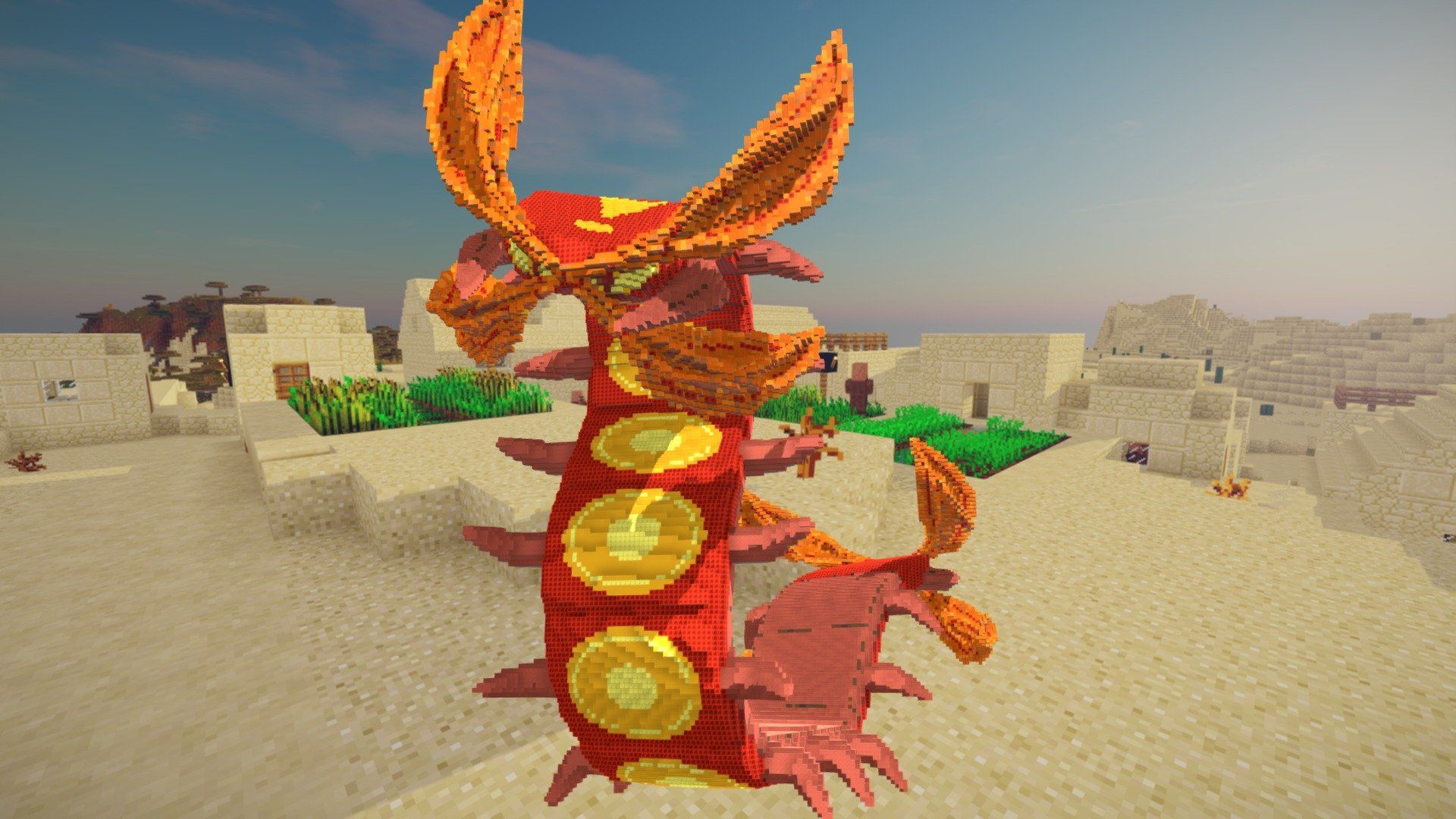 1920x1080 Minecraft Centiskorch Build Schematic model by inostupid [2251787]