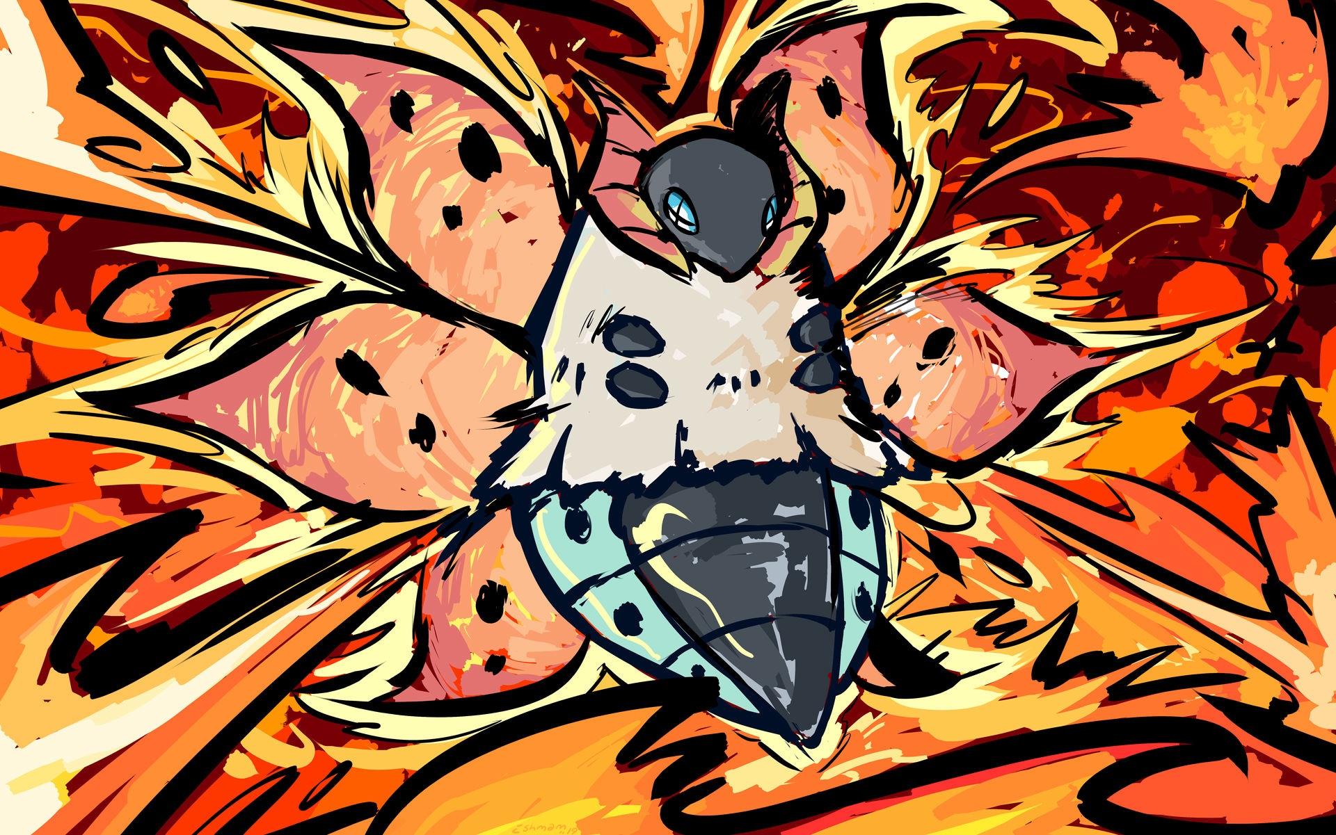1920x1201 Volcarona vs Centiskorch