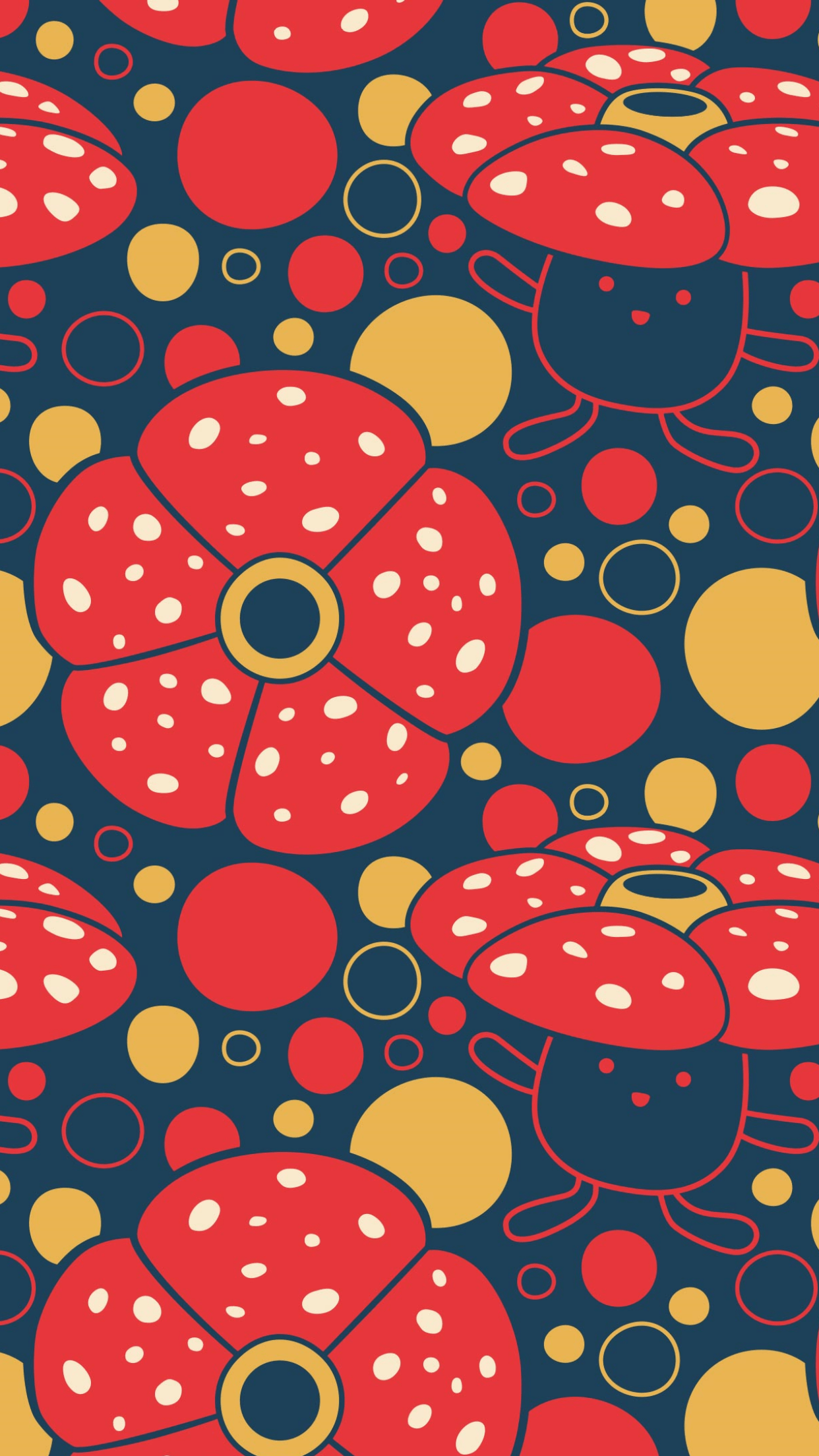 1242x2208 Pokémon Vileplume Vibes: Vibrant Video Game Phone Wallpaper
