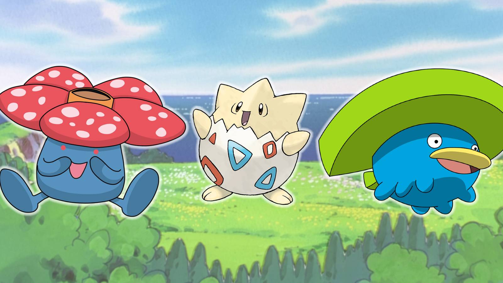 1600x900 Pokémon Fan Creates Incredible Togepi, Vileplume Giant Origami Sculptures