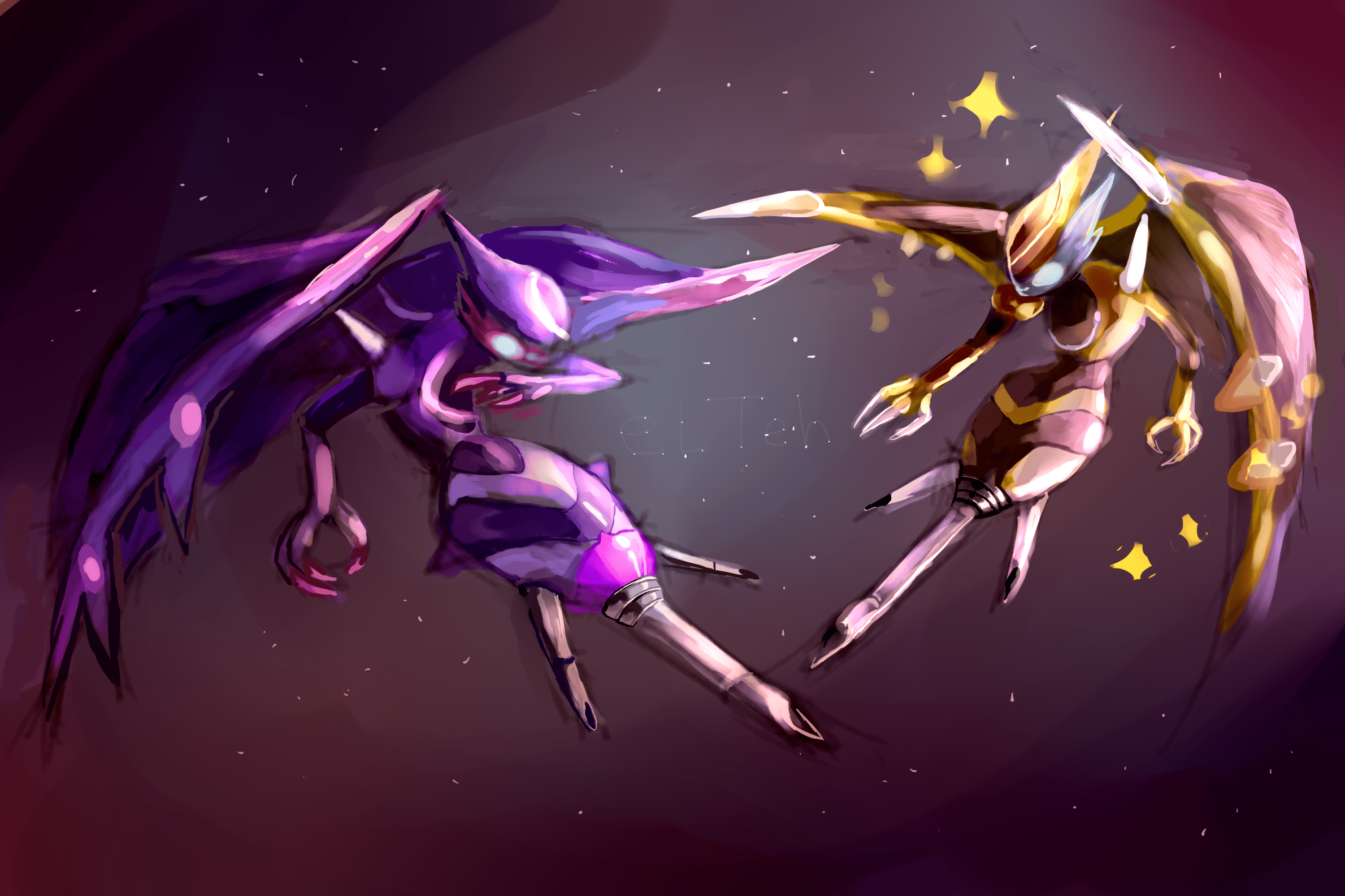 3000x2000 Did a quick painting of the normal and shiny form of a leaked UB!