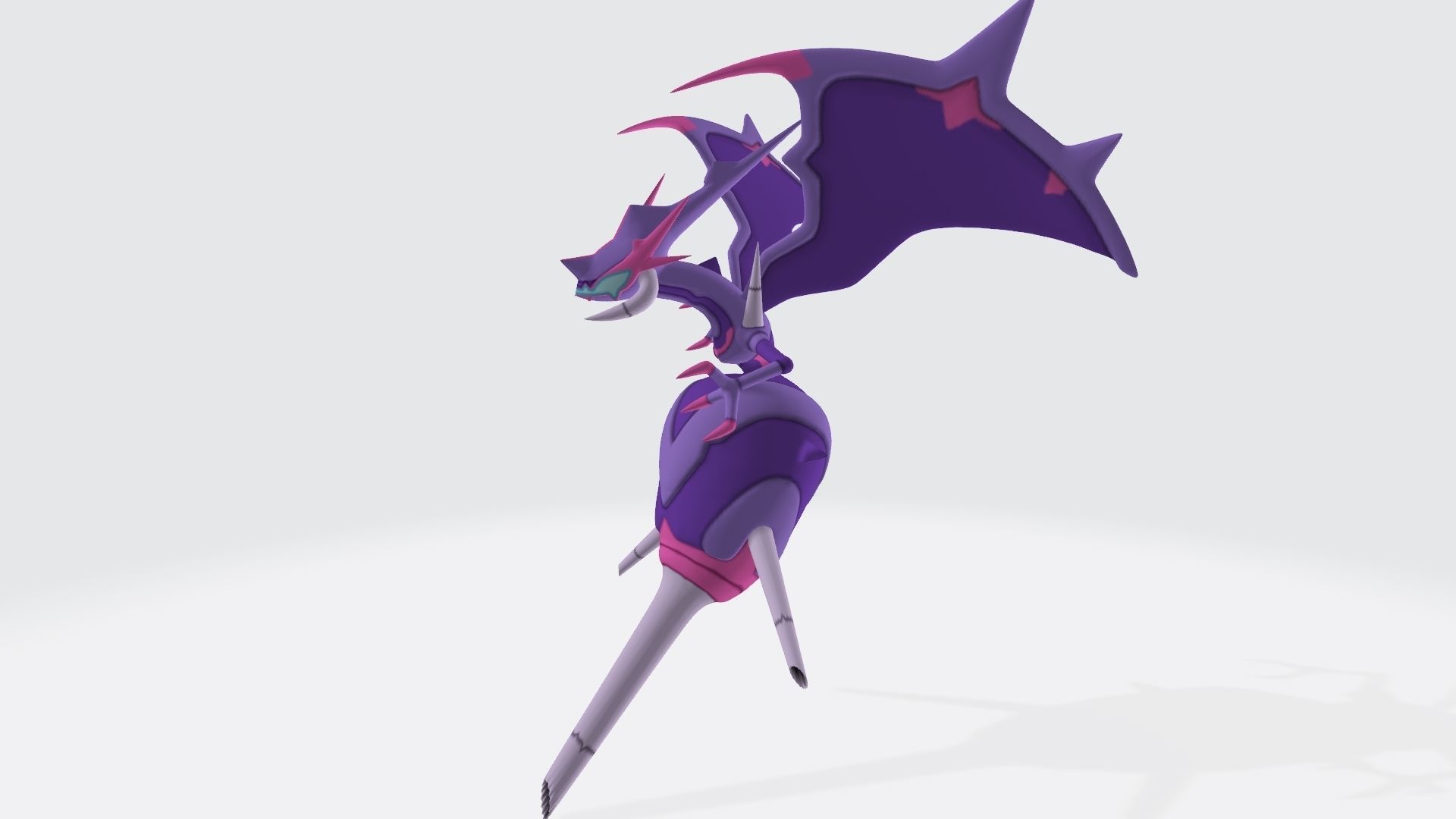 1920x1080 Naganadel pokemon dragon 3D model 3D printable