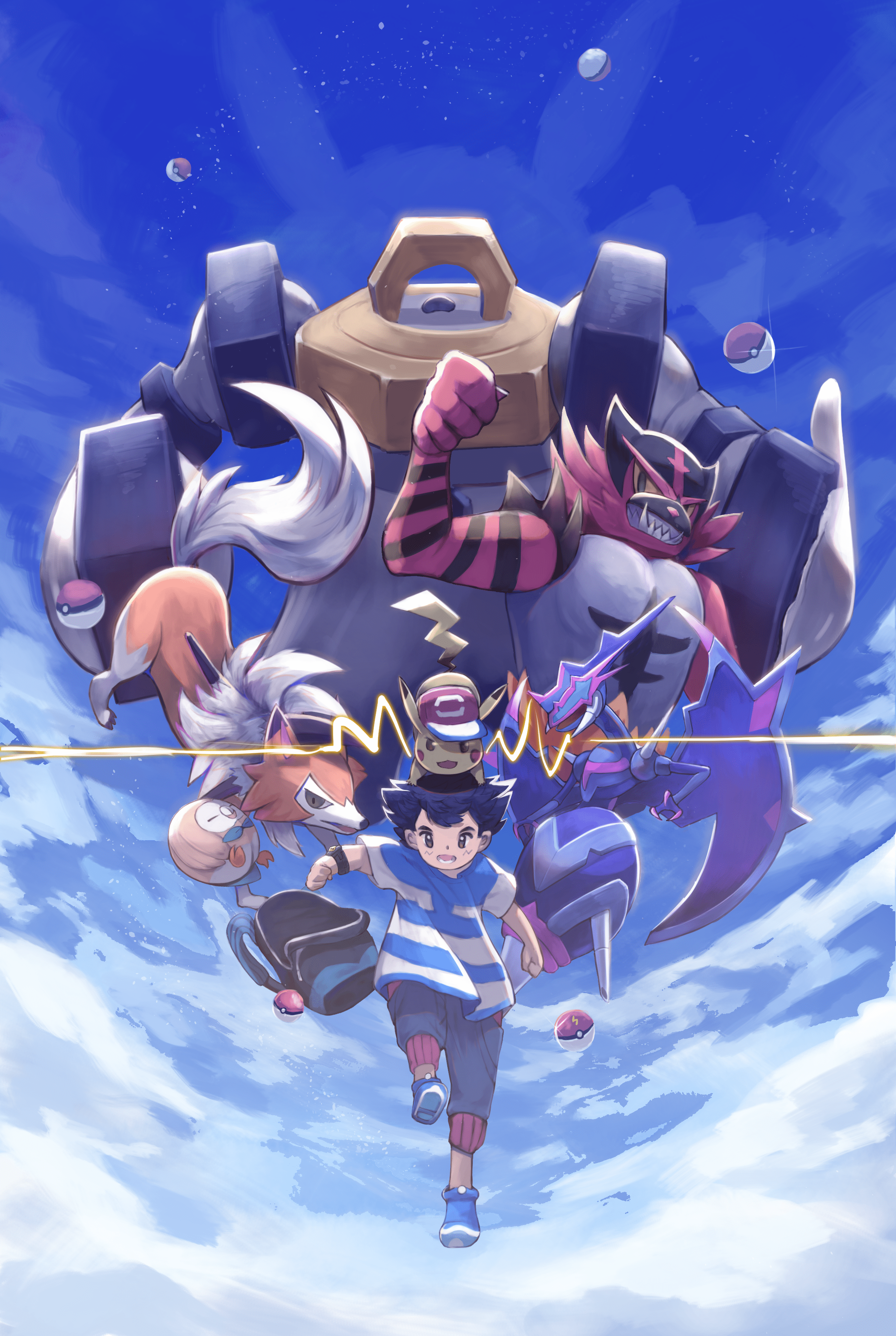 2350x3503 Naganadelémon. Anime Image Board