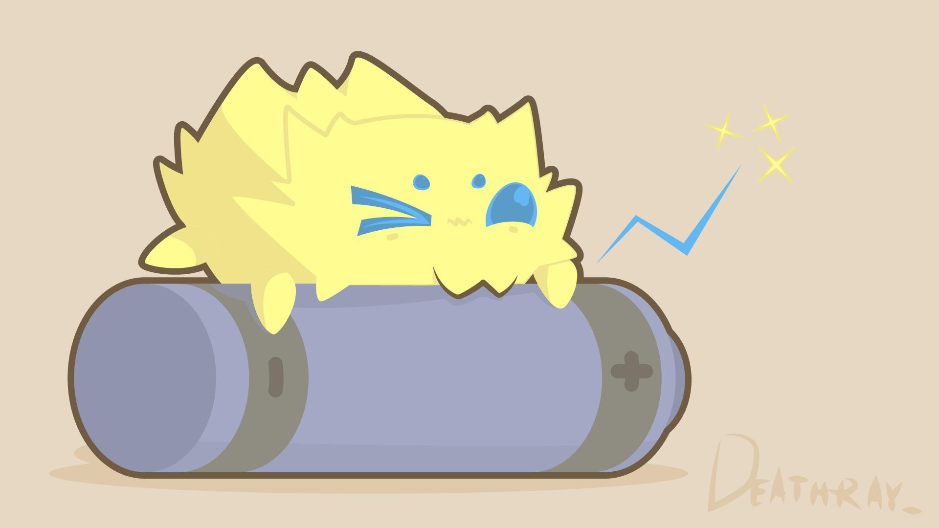 1920x1080 I drew a joltik, enjoy