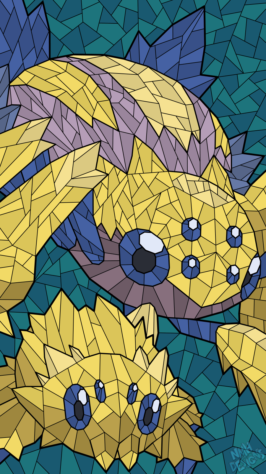 900x1600 The Galvantula Line! Very underrated pokemon in my opinion (OC)