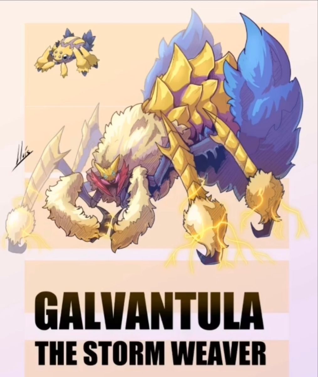 1014x1200 Monster hunter x pokemon. Galvantula fanart, Monster hunter fanmade, Pokemon dnd