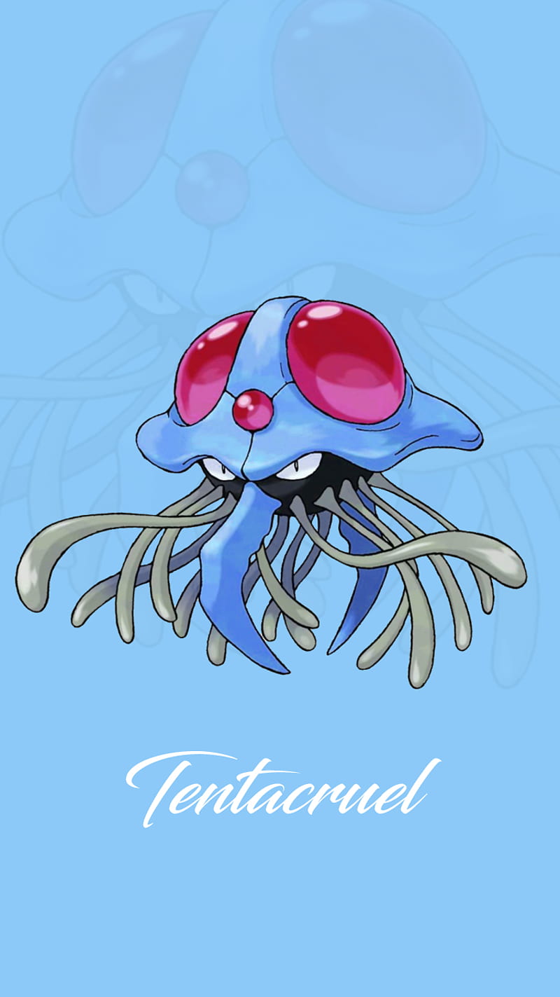 800x1423 Tentacruel, games, kraken, poke, pokemon, pokemongo, tenta, HD phone wallpaper