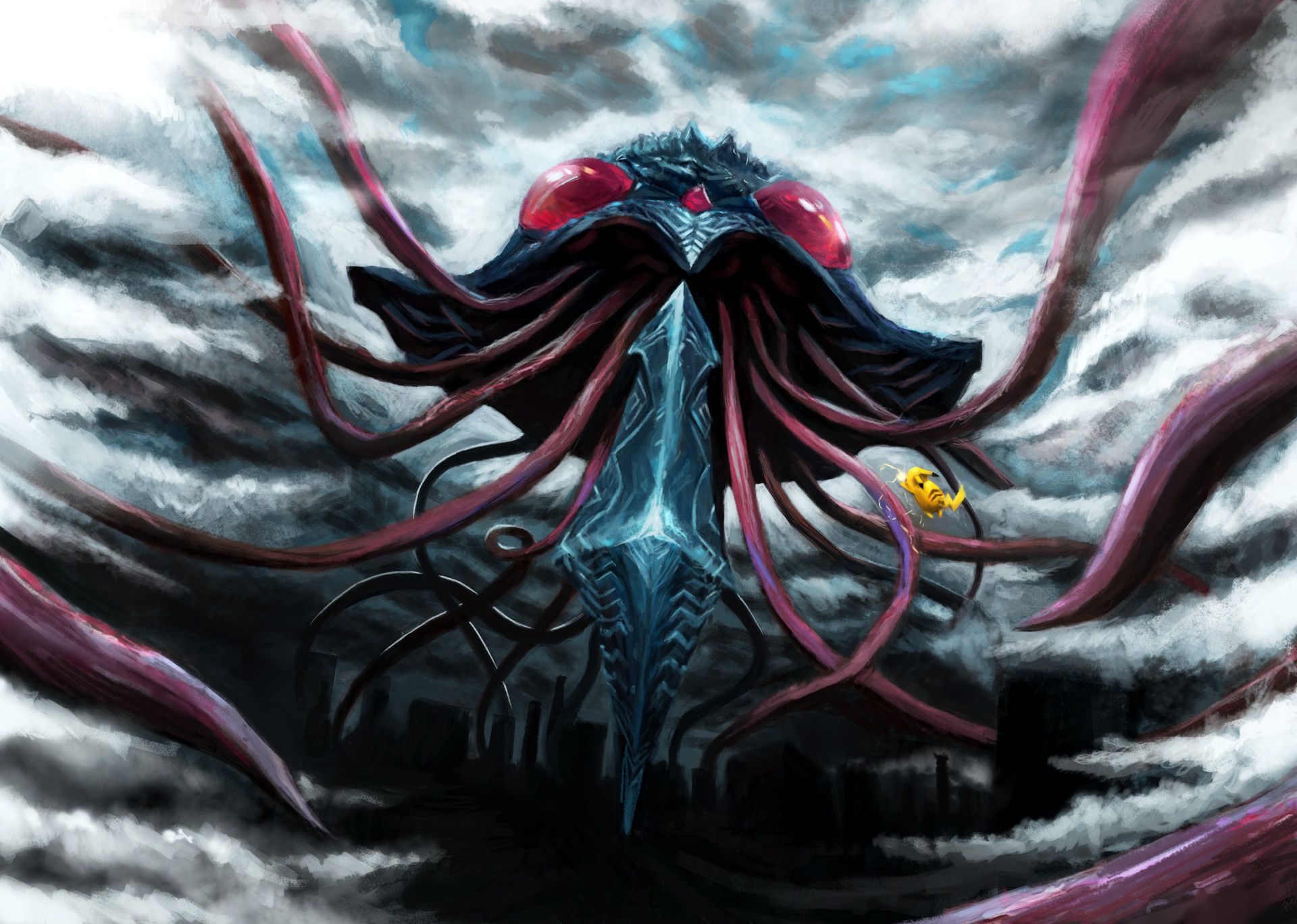 1920x1368 Tentacruel Attack