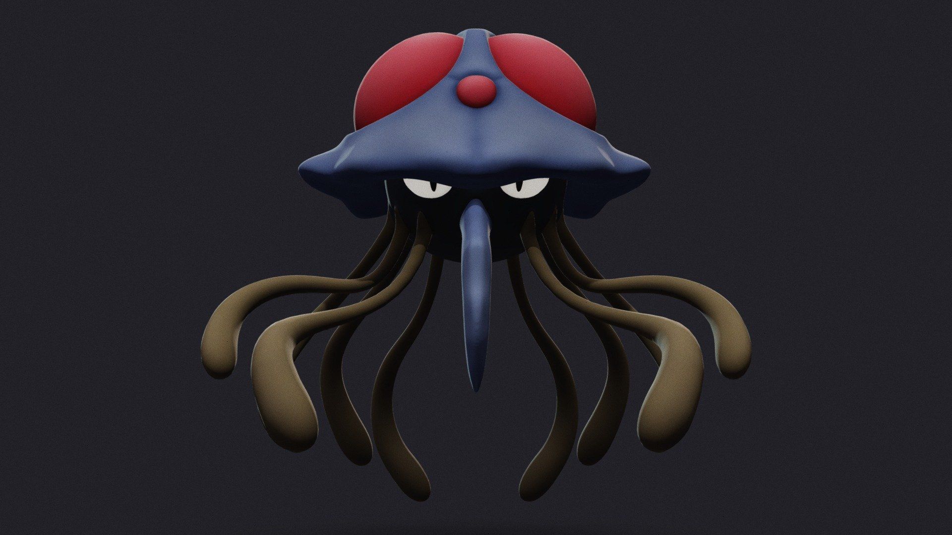 1920x1080 Tentacruel. Water Pokemon Free 3D model by ninja of stealth [93b41a7]