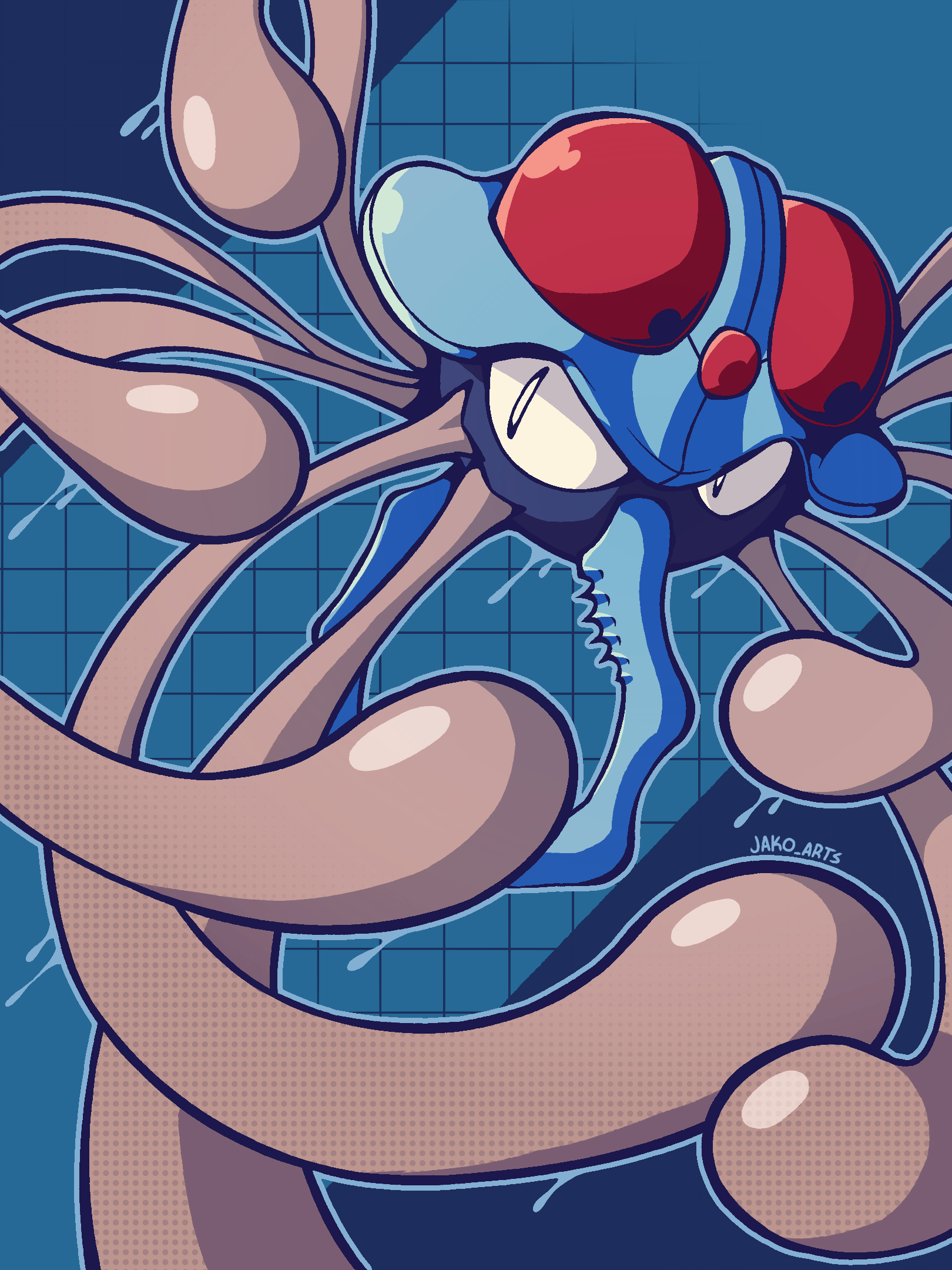 1620x2160 I drew Tentacruel!