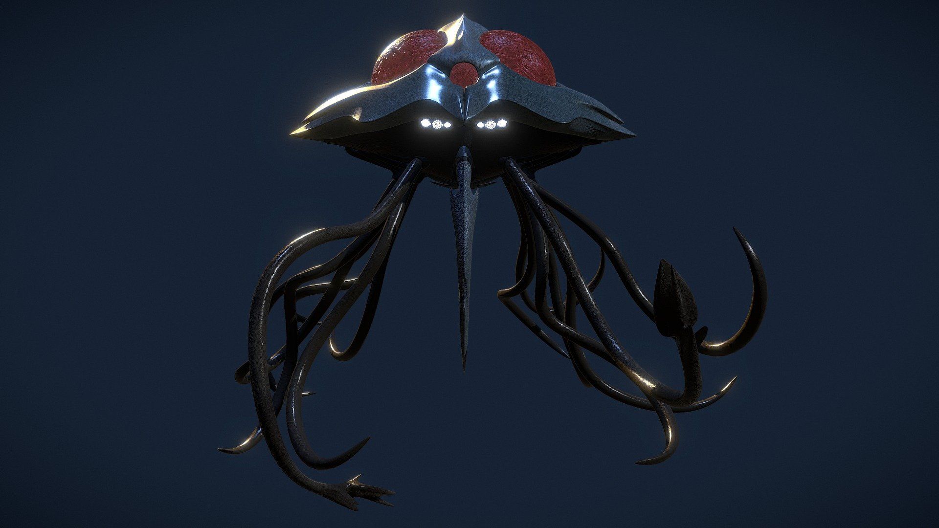 1920x1080 Tentacruel model by Josth [c10e2ff]