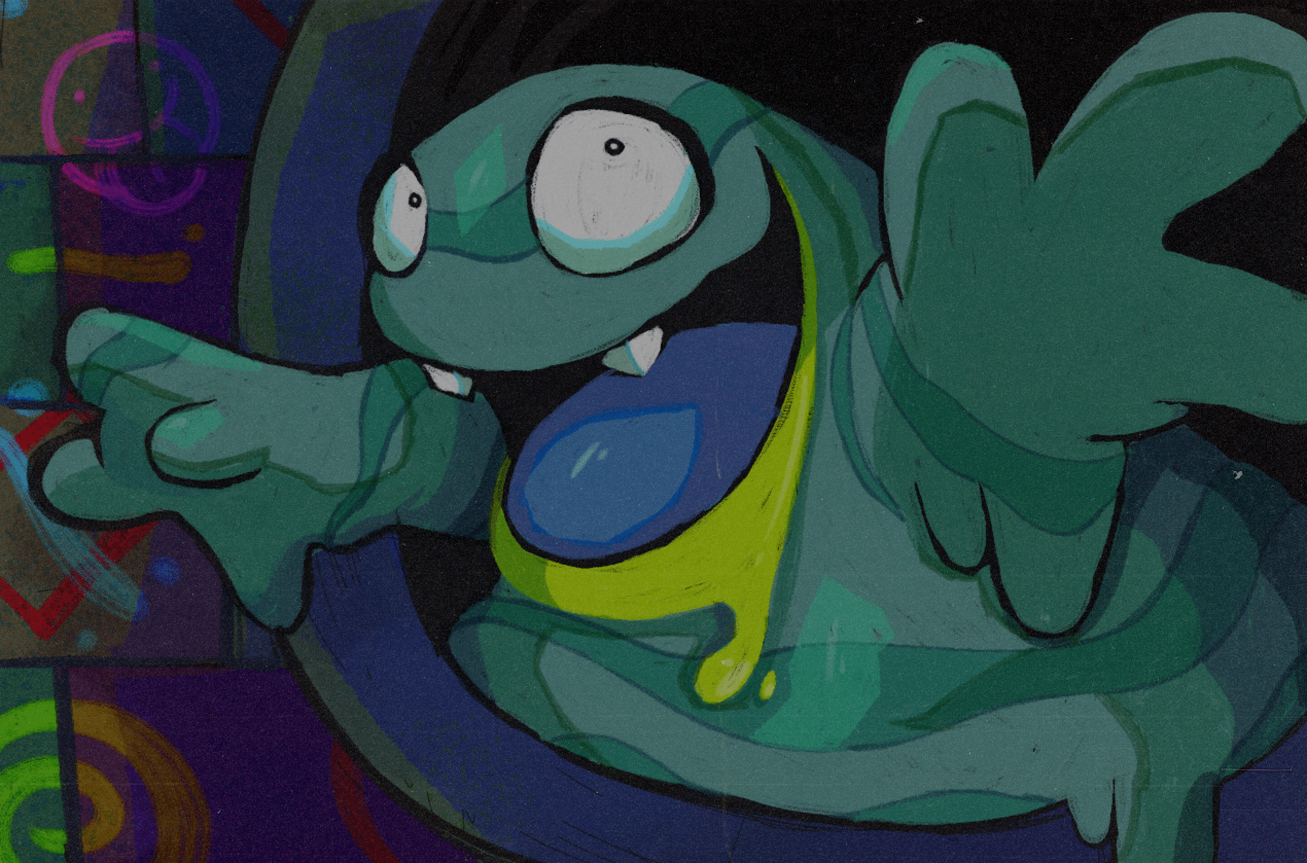 2540x1678 Alolan Grimer By The Red Ant On Newgrounds