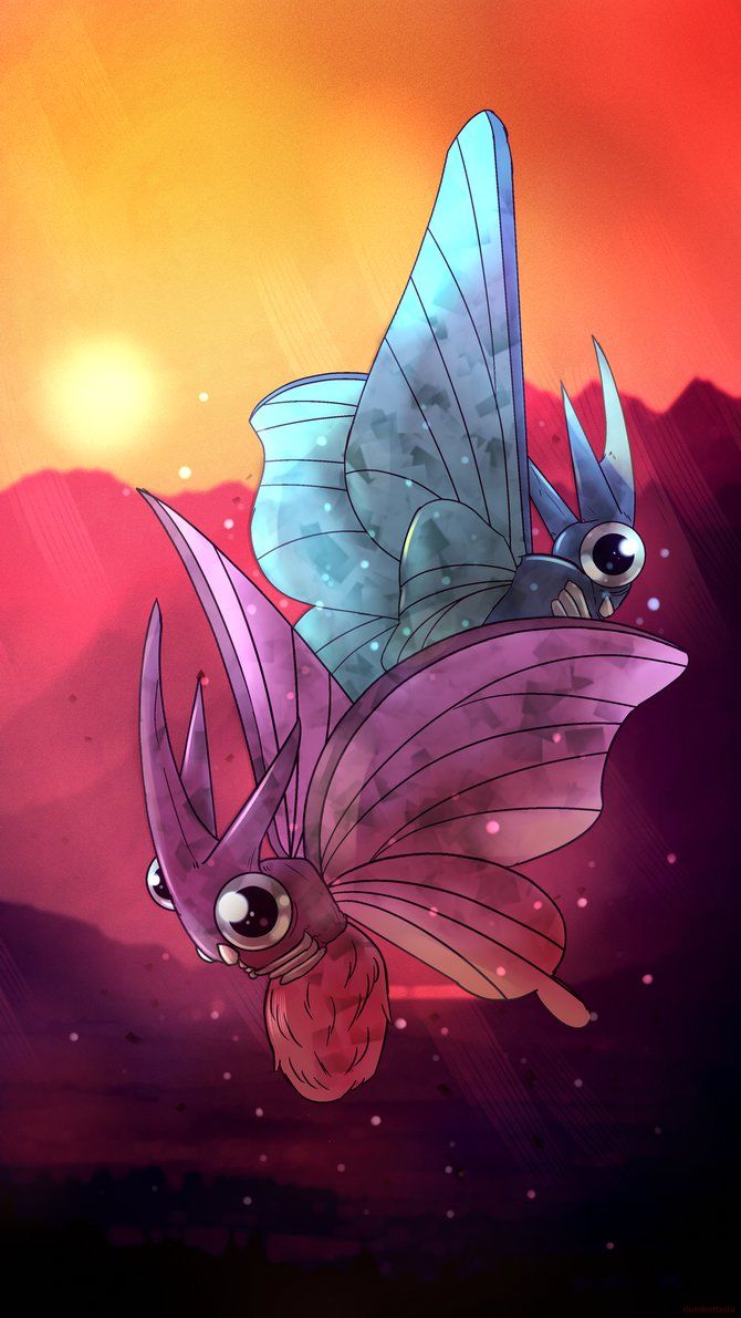 670x1191 Day 326. Venomoth (Shiny)