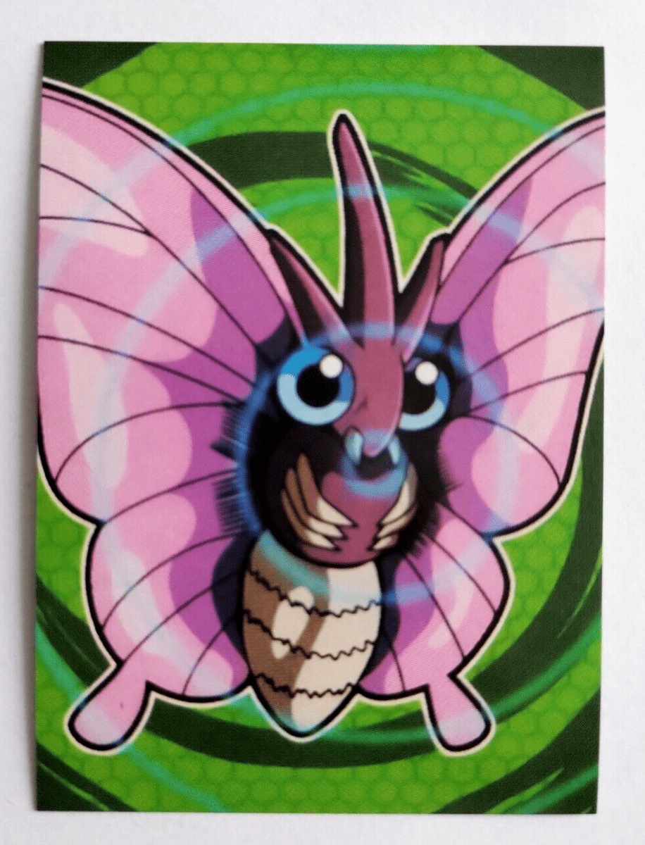 916x1200 POKEMON Attack Sticker VENOMOTH Kanto Chile Edition