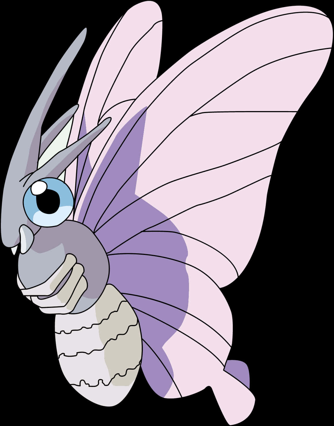 1136x1450 Download Side View Of Venomoth Wallpaper