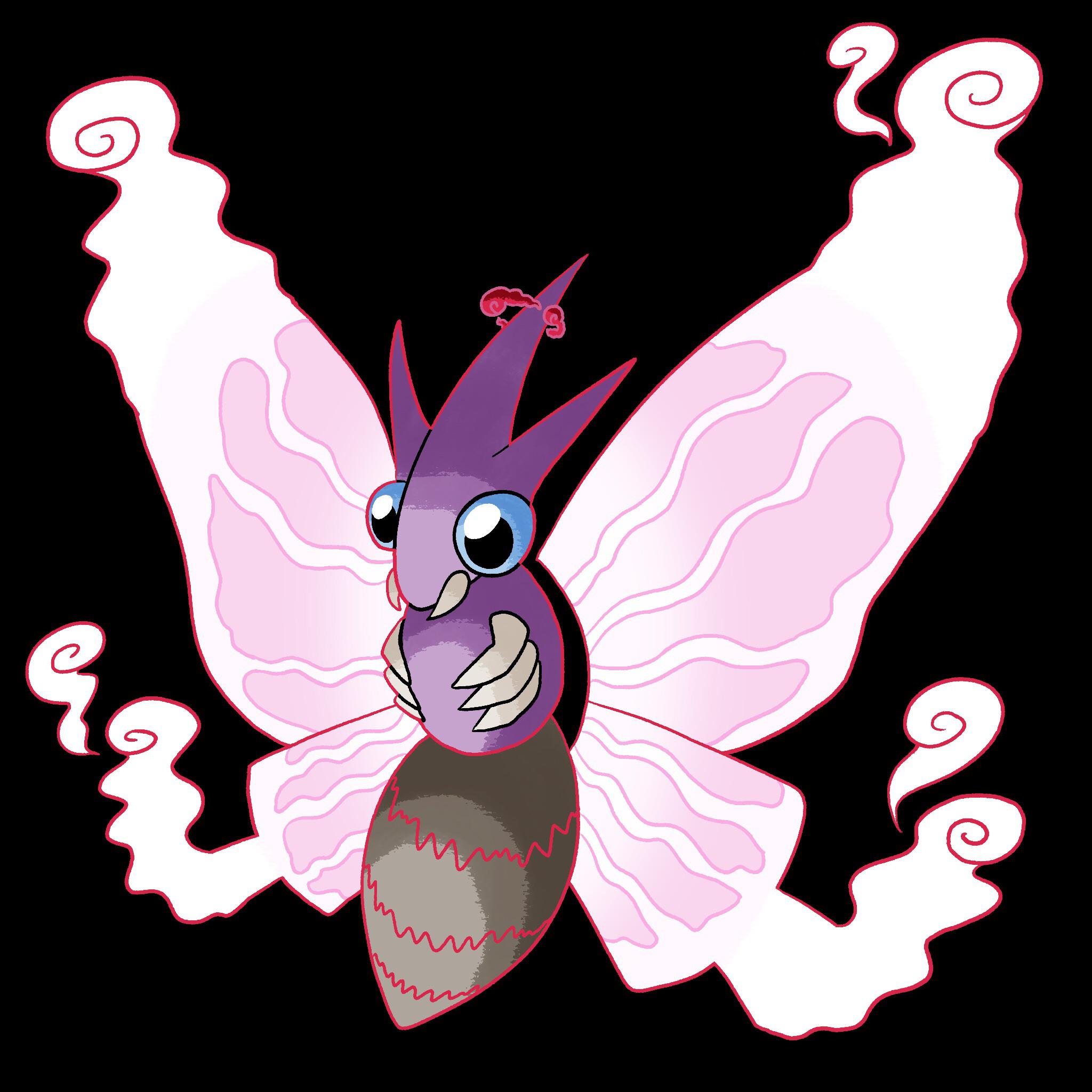 2048x2048 Remade that Gigantamax Venomoth that I made a while ago