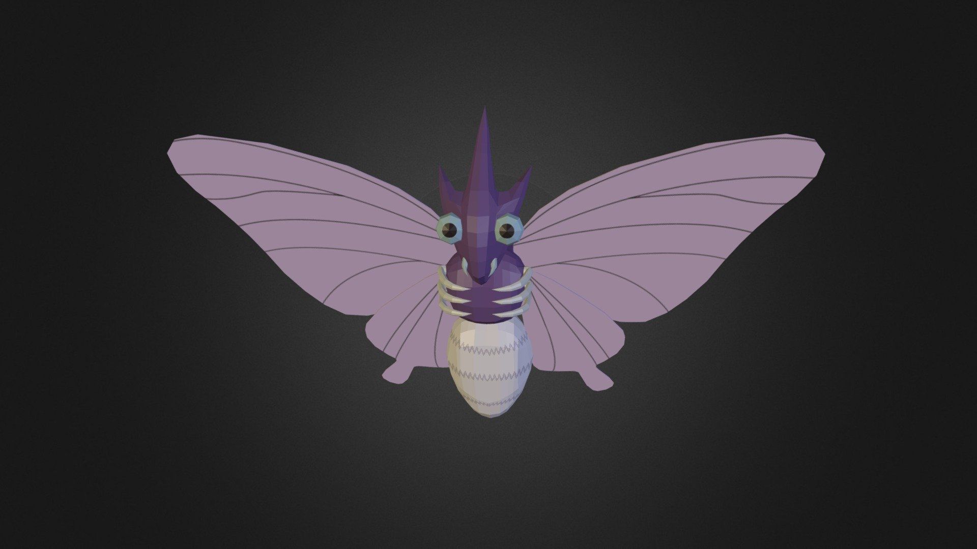 1920x1080 Venomoth Changed model by dragondude28 [d61a581]
