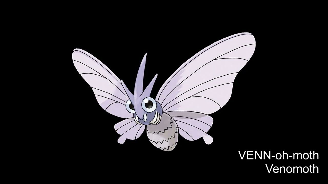 1280x720 How to Pronounce Venomoth (American English) Generation 1