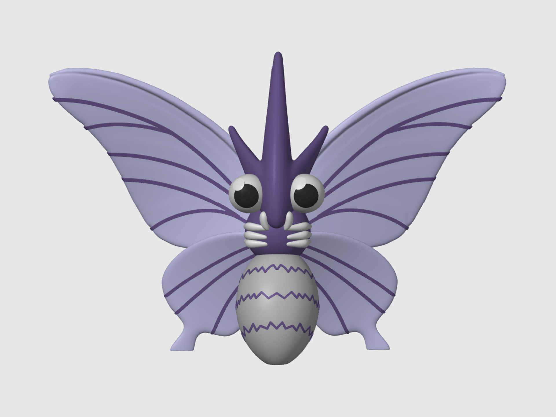1920x1440 Venomoth Multicolor 3D Print Model