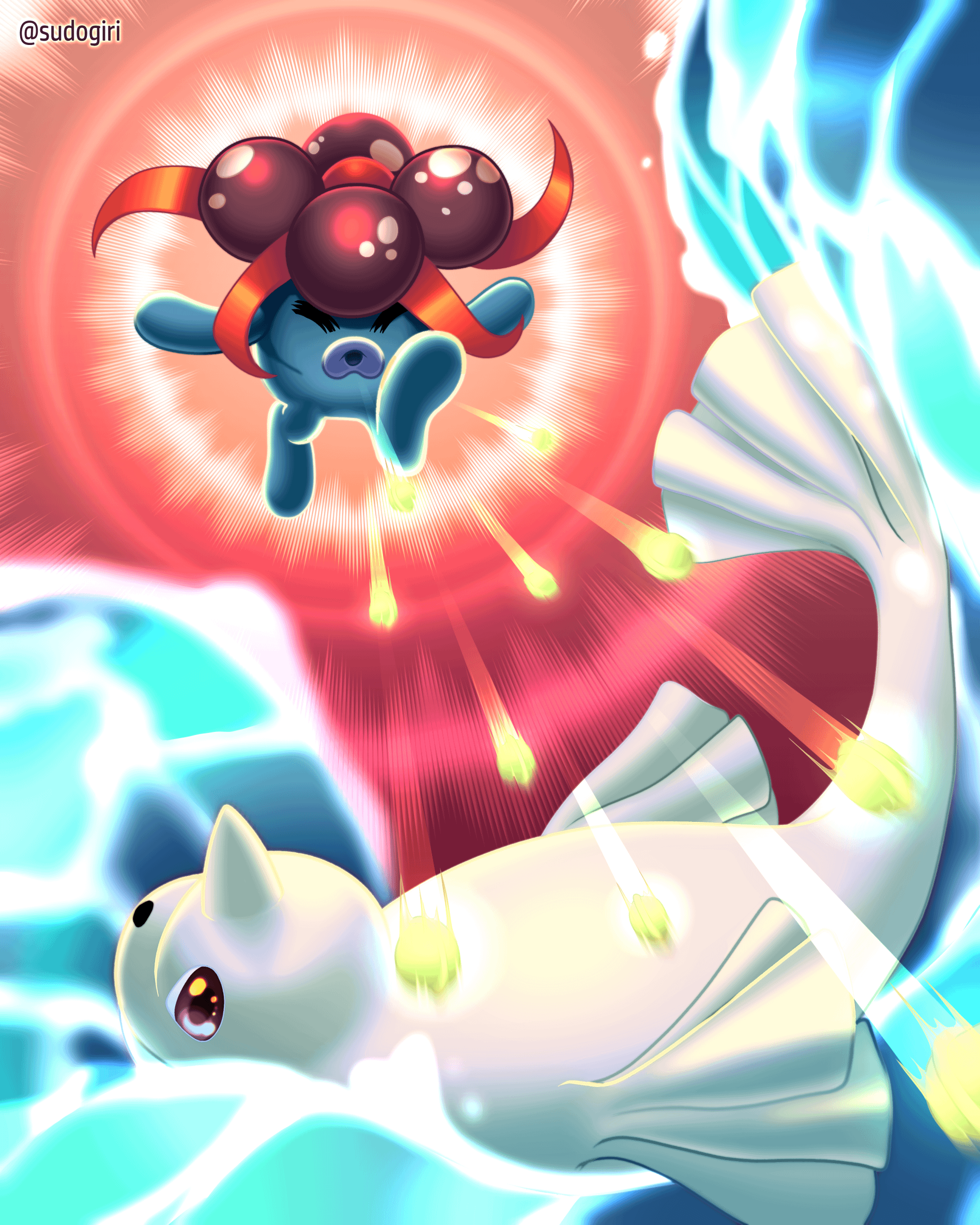 1896x2370 I drew Gloom and Dewgong! (OC)