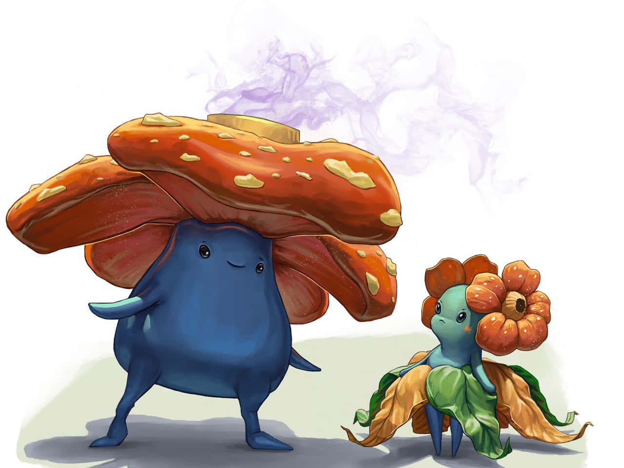 1280x961 Download Realistic Image Of Bellossom And Gloom Wallpaper