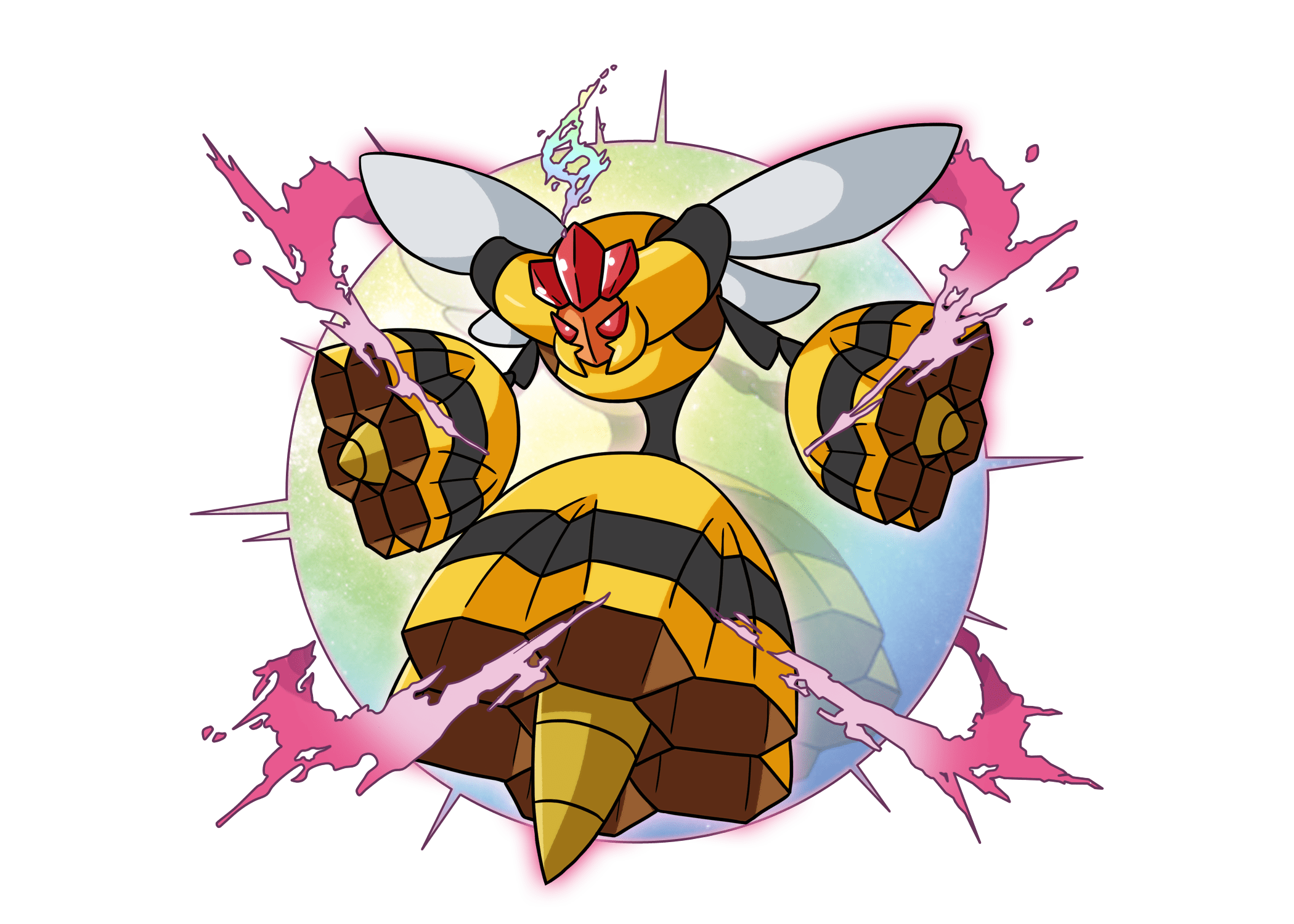 2100x1500 Vespiquen Pokemon, Queen Bee, Flight, Guard, Nectar PNG