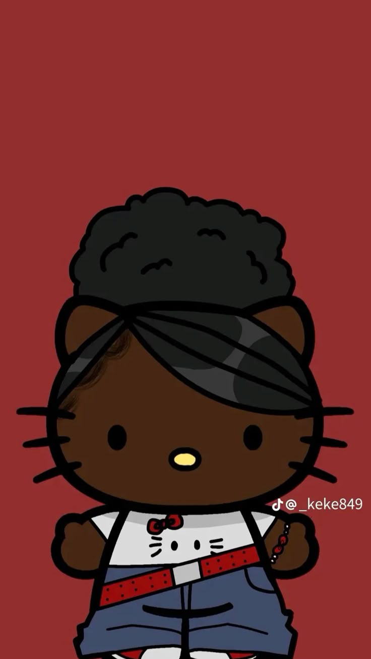 736x1308 Black hello kitty pfp