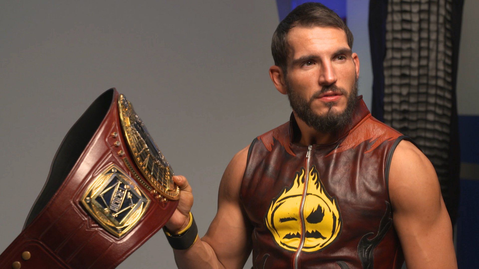 1920x1080 Johnny Gargano poses for his NXT North American Champion photo: WWE.com Exclusive, Jan. 2019