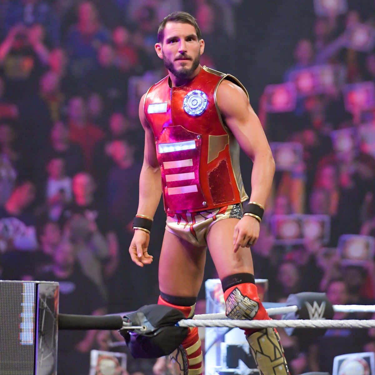 1200x1200 Download Johnny Gargano delivering an electrifying performance in the WWE ring. Wallpaper