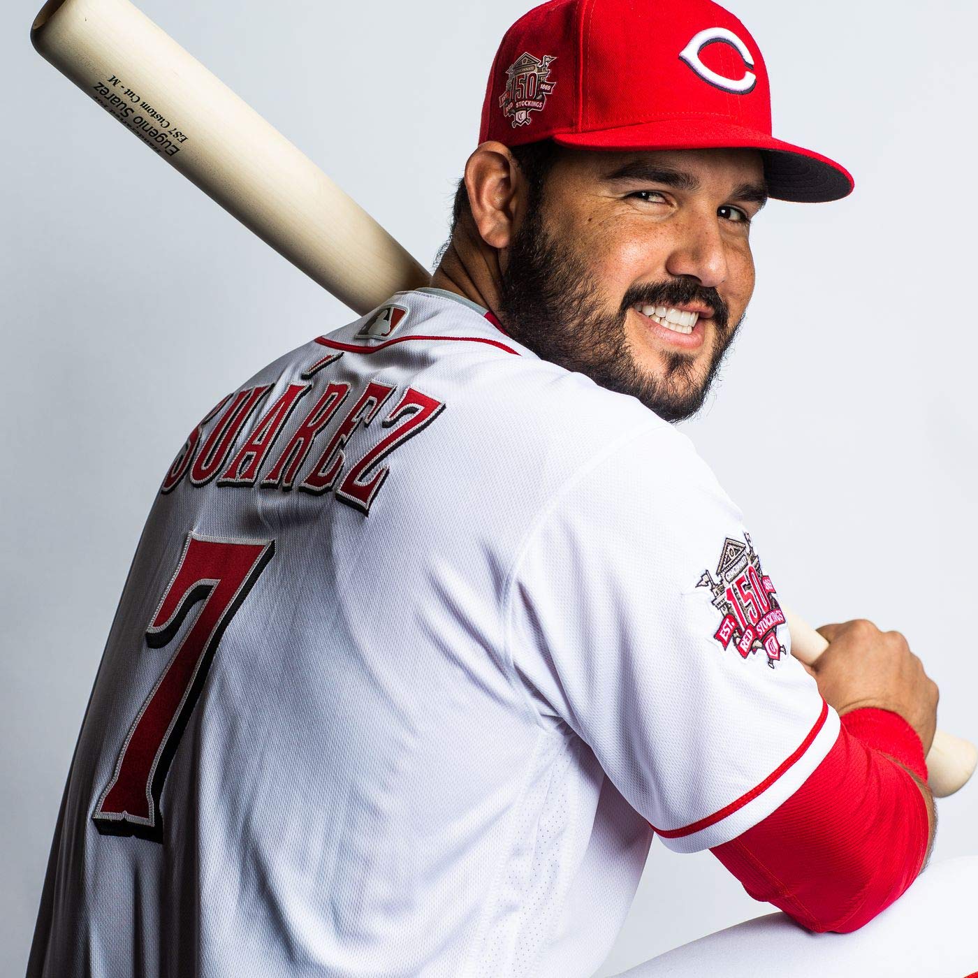 1400x1400 Eugenio Suarez Poster Print, Baseball Player, Wall Art, Artwork, Posters for Wall, Canvas Art, Eugenio Suarez Decor, No Frame Poster, Original Art Poster Gift Size 24 x 32 Inches : 居家與廚房