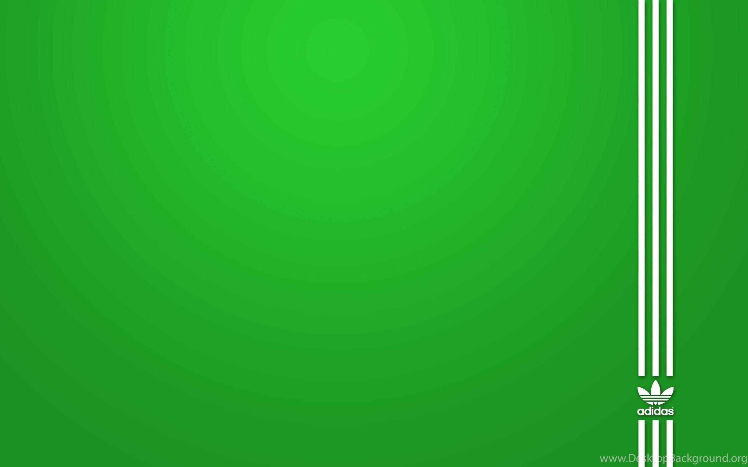 2560x1600 Green Adidas Logo Wallpaper