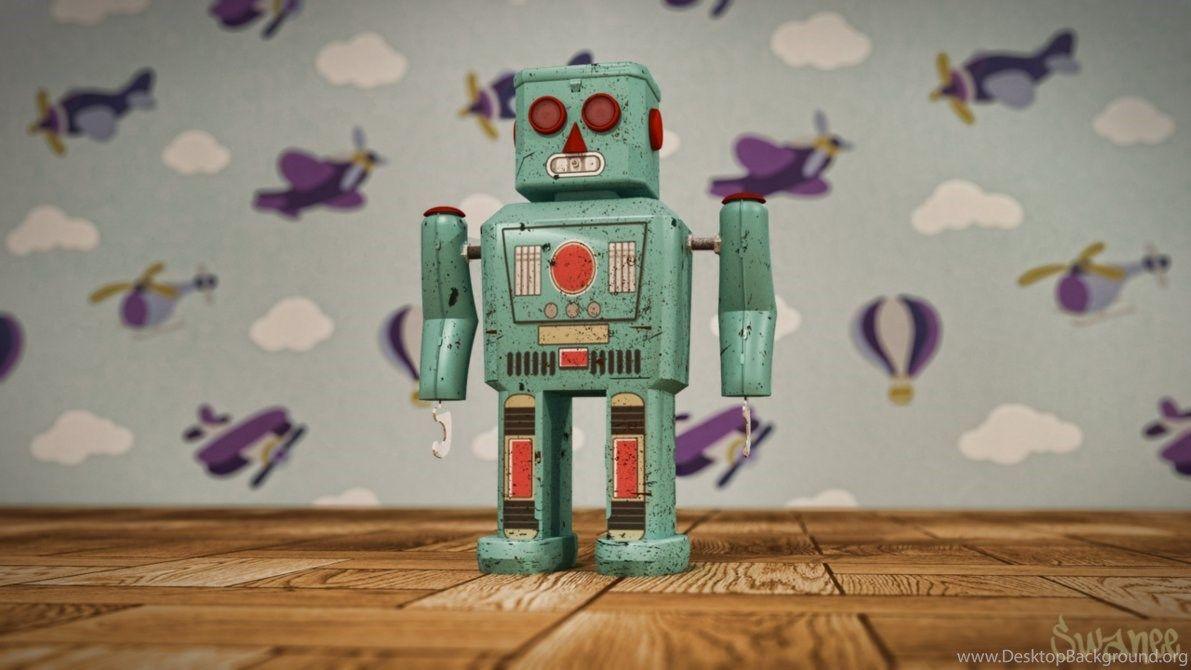 1191x670 Vintage Retro Robot Desktop Wallpaper Desktop Background