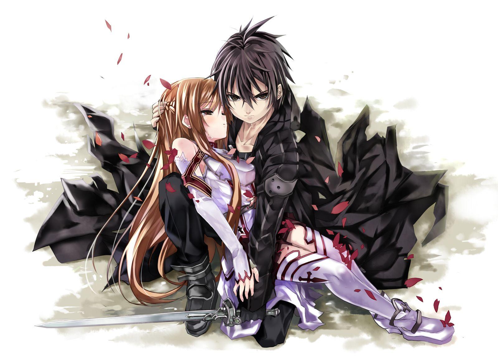 1600x1155 Sword Art Online 2012 Girls Guys love romance anime wallpaperx1155